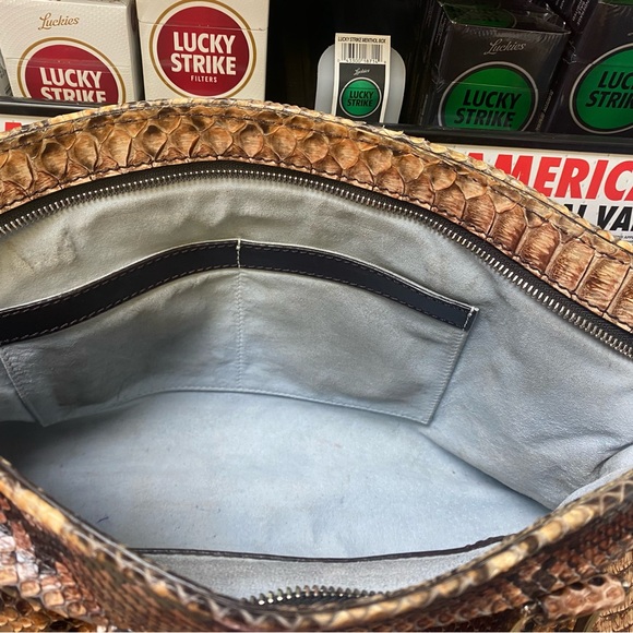 Lamberston Truex Python Handbag - Picture 6 of 6